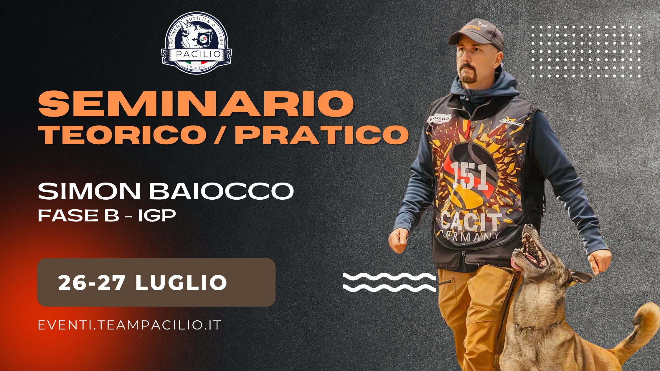 Stage IGP con Simon Baiocco – 26-27 Luglio 2025 a Striano (NA)